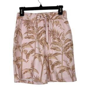 Ted Baker shorts pink Henrina grapic print cotton